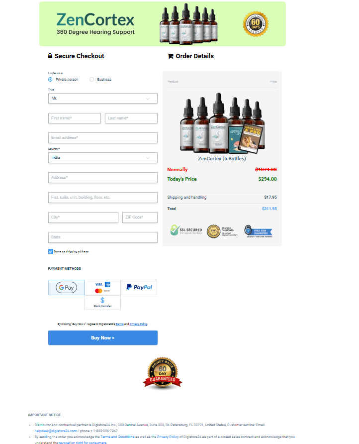 ZENcORTEX-Secure-Checkout